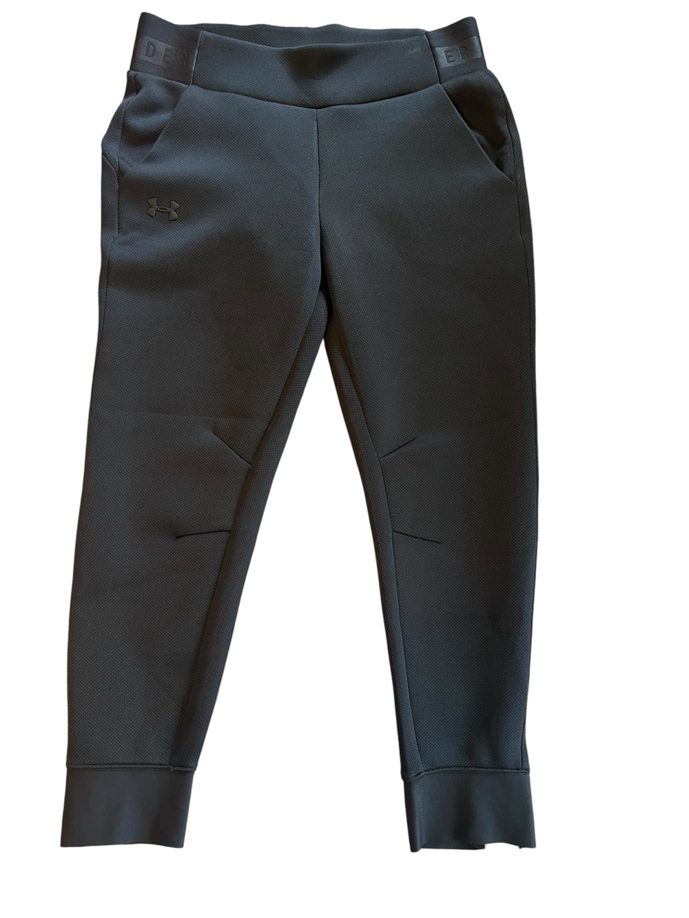 Under Armour Black Athletic Jogger Pants with Subtle Logo
